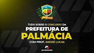 LANÇAMENTO PREFEITURA MUNICIPAL PALMÁCIACE  PLANEJAMENTO DE ESTUDOS COM ANDRÉ LUCAS [upl. by Hnirt]