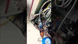 FRIDGE GAS LEAKING shorts ytshorts shortfeed refrigeratorrepair aaisahebtechnicianworks diy [upl. by Avonasac]