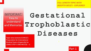 Gestational Trophoblastic Diseases [upl. by Ellienad]