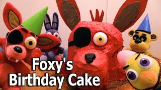 FNAF Plush Episode 113  Foxys Birthday Cake [upl. by Freyah]