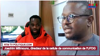 Joachim Milimouno directeur de la cellule de communication de lUFDG de Cellou Dalein Diallo [upl. by Dnarud224]