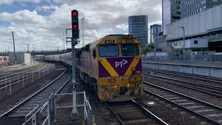 VLine N470 City of Wangaratta Arriving at Southern Cross Station from Swan Hill [upl. by Vogeley469]