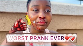 MY BOYFRIEND HIT ME UP💔❤️‍🩹prank on my sisterTiffydolly [upl. by Ybloc]