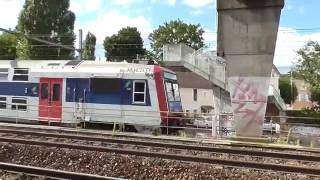 Z55500 Z8800 Z20900  Gare de Viroflay Rive Gauche [upl. by Caravette]