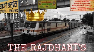 6 In 1 👑 THE RAJDHANIS 👑  HOW RAJDHANI EXPRESSES ARE STORMING THROUGH THE LINES 🔥 [upl. by Dich366]