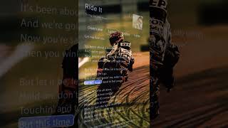 Ride it song by Jay Sean  lyrics [upl. by Tirrej]