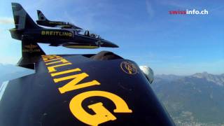 Jetman flies over the Swiss Alps [upl. by Bodnar]