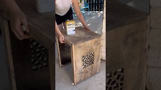 Beautiful End Table Found in the TRASH Restoring its natural wood tones Flip shorts furniture [upl. by Hitchcock185]