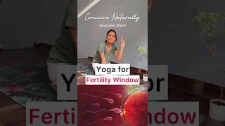 📌Yoga for Ovulation Day ovulationtest ovulationtracking conceivenaturally pregnant pregnancy [upl. by Anreval323]