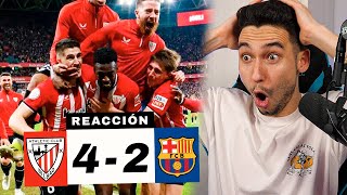 REACCIONANDO al Athletic Club vs Barcelona 42  ELIMINADOS [upl. by Anaitsirk119]