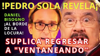 ¡Al borde del colapso Daniel Bisogno suplica regresar a quotVentaneandoquot confiesa Pedro Sola [upl. by Renault]