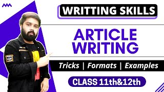 article writing class 11 and 12 in hindi [upl. by Cofsky]