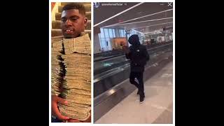 Grove Hero Slaps Lil Migo At The Airport [upl. by Wayolle]