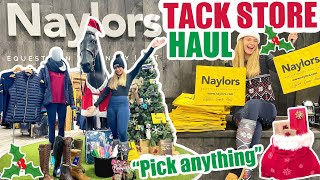 THE ULTIMATE EQUESTRIAN CHRISTMAS  Mega festive tack store haul at Naylors  Vlogmas Day 2 [upl. by Anirbaz]