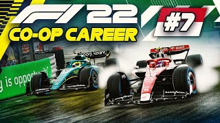 F1 22 TWO Player Career Part 7 NO MUD IN MONACO PLEASE [upl. by Esinnej]