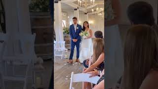 Lemozione sul volto di questi due novelli sposi è toccante 🤍 love sposa matrimonio shortvideo [upl. by Mcadams]