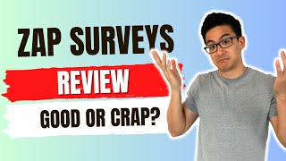 Zap Surveys Review  Is This A Legit Way To Earn Money Online Truth Told [upl. by Alesi]