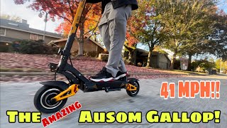 Dual Motors And Twice The Fun Ausom Gallop Electric Scooter [upl. by Cindee]