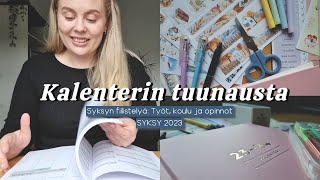 KALENTERI 2324  PALUU TÖIHIN KOULUUN JA OPINTOIHIN 📔☔ [upl. by Katleen354]