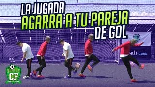 LA JUGADA  LEVANTADA DE TACÓN Y GOL [upl. by Kitchen]