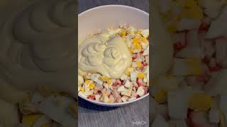 Crab salad  classic recipe [upl. by Llenoil749]