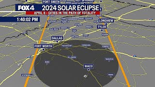 Solar Eclipse 2024 Path of Totality [upl. by Eisse]