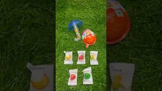 Chewy Candy 🍬 Kinder Joy Amrella Jems Popsicle shotrs youtubeshort shortsvideoviral [upl. by Werna]