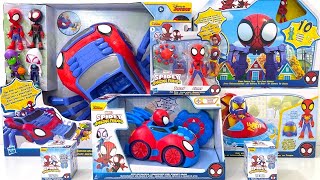 Marvel Spidey and His Amazing Friends Unboxing Review  Spidey Hover Spinner  RC amp Surprise Figures [upl. by Tecu446]