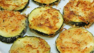 Receta fácil de calabacín con un gratinado crujiente de queso [upl. by Ahcsatan]