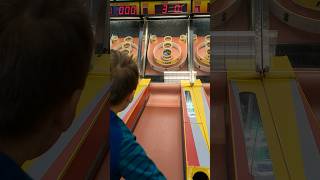 SKEEBALL Saturday arcade skeeball chuckecheese dadlife [upl. by Yrgoerg416]