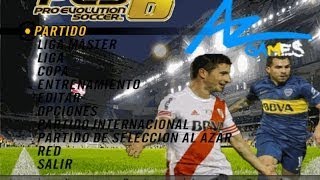 DESCARGAR PARCHE PARA PES 6 con liga argentina [upl. by Donella303]