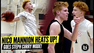 Nico Mannion Goes STEPH CURRY MODE BATTLE vs Jabe Mullins There Can Only Be ONE Red Mamba [upl. by Dougherty623]