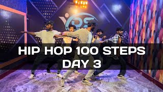 Hip Hop 100 Steps Day 3  Basic Hip Hop For Beginners  Voyage Dance Studio [upl. by Erehs]