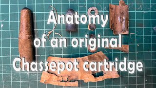 Anatomy of an original Chassepot cartridge [upl. by Nirat]