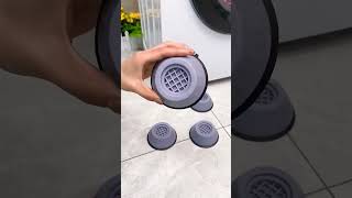 Washing machine foot pads to reduce vibration and noise Anti vibration pa ytshorts viral shorts [upl. by Alliuqal]