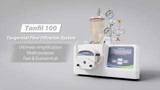 Ultimate simplicity Tanfil 100 Tangential Flow Filtration System [upl. by Terese]