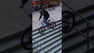 Walmart BMX Bike vs Big Stairset 🤣 [upl. by Hashum556]