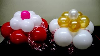 Flores decorativas hechas con globos [upl. by Suiratnauq]