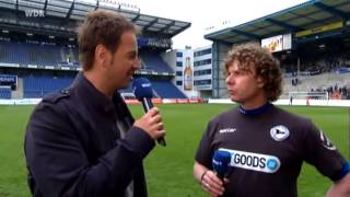 Sportschau  Arminia Bielefeld  Hallescher FC 27042013  2  1  incl Stimmen zum Spiel [upl. by Arde]