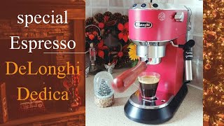 DeLonghi Dedica EC685 Special Espresso  Christmas edition 🎄✅️ [upl. by Au]