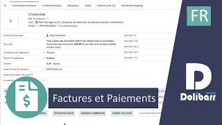 Tutoriel 10  FR  Factures Acomptes et Avoirs avec Dolibarr ERP CRM [upl. by Retsof]