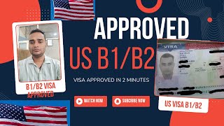 US B1B2 Visa interview Preparation before interview US BUSINESS VISA AND TOURIST VISA APPROVED [upl. by Hadden]