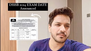 DSSSB 2024 Exam Date Announced  JJASPAPA Tier 2 exam Dates [upl. by Krispin]