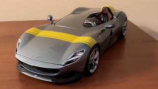 Bburago Ferrari Monza SP1 Review Scale 118 [upl. by Randie]