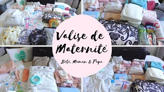 MA VALISE DE MATERNITÉ  2ème césarienne  Pour Bébé Maman amp Papa [upl. by Ashil572]