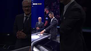 Cristiano Ronaldo really enjoyed the Champions League draw  shorts [upl. by Areip]