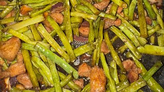 How to cook adobong sitaw with pork belly [upl. by Demetrius]