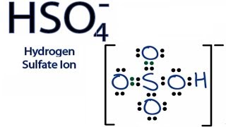 HSO4 Lewis Structure How to Draw the Lewis Structure for the Bisulfate Ion [upl. by Ventre]