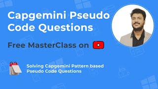 Capgemini Pseudo Code Questions and Answers 20222023 [upl. by Jaal229]