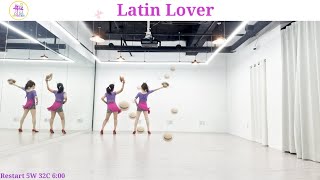 Latin Lover Linedance Beginner 라틴러버 라인댄스 초급 [upl. by Leahcam]